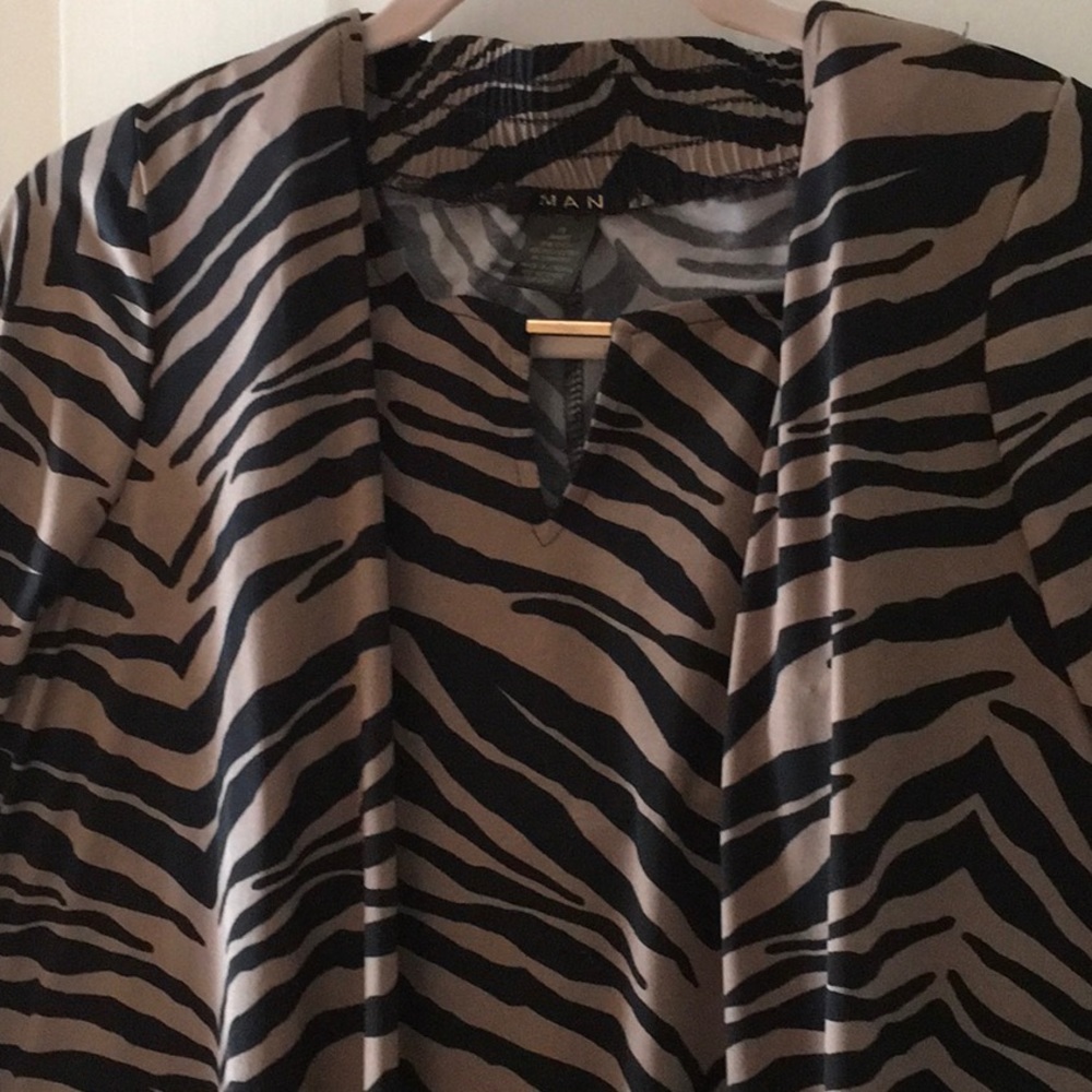 EUC,IMAN PALAZZO PANTS 1XP,TOP RUCHED COLLAR ELASTIC BOTTOM 1X, Set